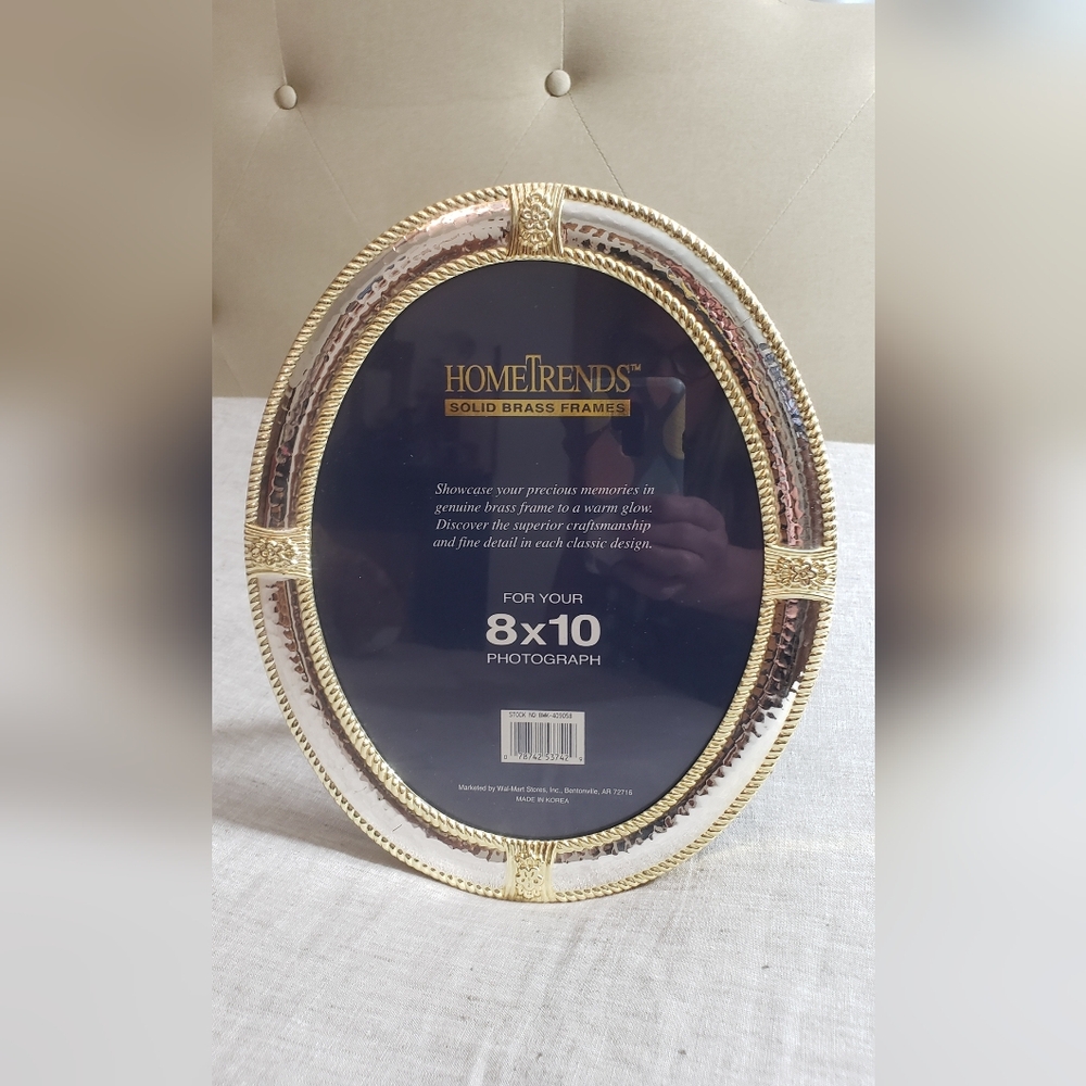 8x10 Brass Picture Frame Oval New Family Gift Christmas